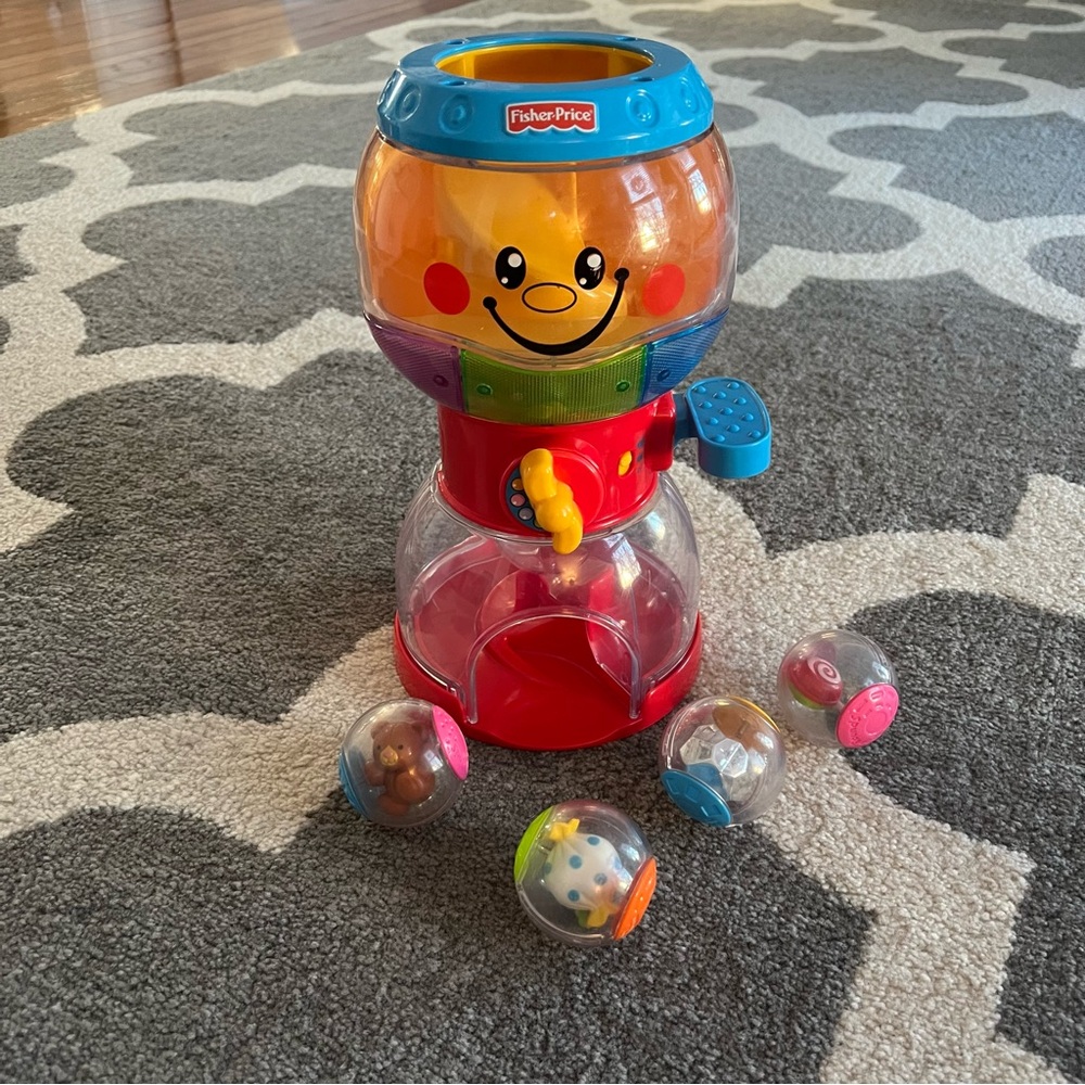 Fisher Price Roll-a-Rounds Swirlin Surprise Gumballs. Pre-loved favorite. GUC.